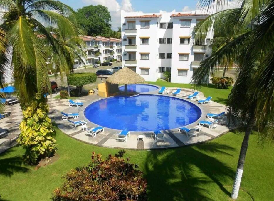 Magnifico Departamento, Cocina Equipada, 2 Recamaras 2 Banos , Hasta 6 Personas, 3 Albercas, Playa A 50 Mts Wifi, Aire Acondicionado Διαμέρισμα Manzanillo Εξωτερικό φωτογραφία