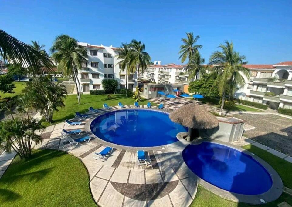 Magnifico Departamento, Cocina Equipada, 2 Recamaras 2 Banos , Hasta 6 Personas, 3 Albercas, Playa A 50 Mts Wifi, Aire Acondicionado Διαμέρισμα Manzanillo Εξωτερικό φωτογραφία