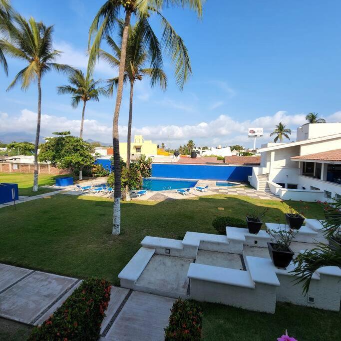 Magnifico Departamento, Cocina Equipada, 2 Recamaras 2 Banos , Hasta 6 Personas, 3 Albercas, Playa A 50 Mts Wifi, Aire Acondicionado Διαμέρισμα Manzanillo Εξωτερικό φωτογραφία