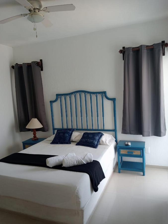Magnifico Departamento, Cocina Equipada, 2 Recamaras 2 Banos , Hasta 6 Personas, 3 Albercas, Playa A 50 Mts Wifi, Aire Acondicionado Διαμέρισμα Manzanillo Εξωτερικό φωτογραφία