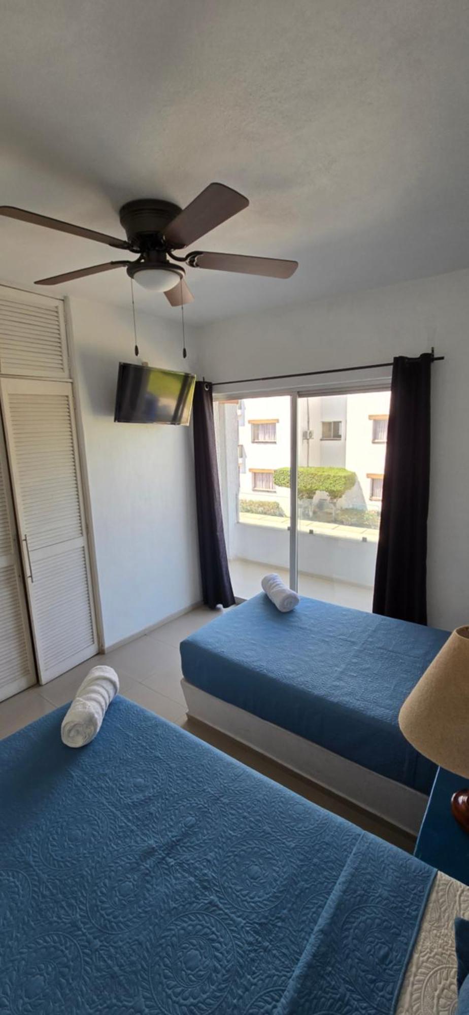 Magnifico Departamento, Cocina Equipada, 2 Recamaras 2 Banos , Hasta 6 Personas, 3 Albercas, Playa A 50 Mts Wifi, Aire Acondicionado Διαμέρισμα Manzanillo Εξωτερικό φωτογραφία